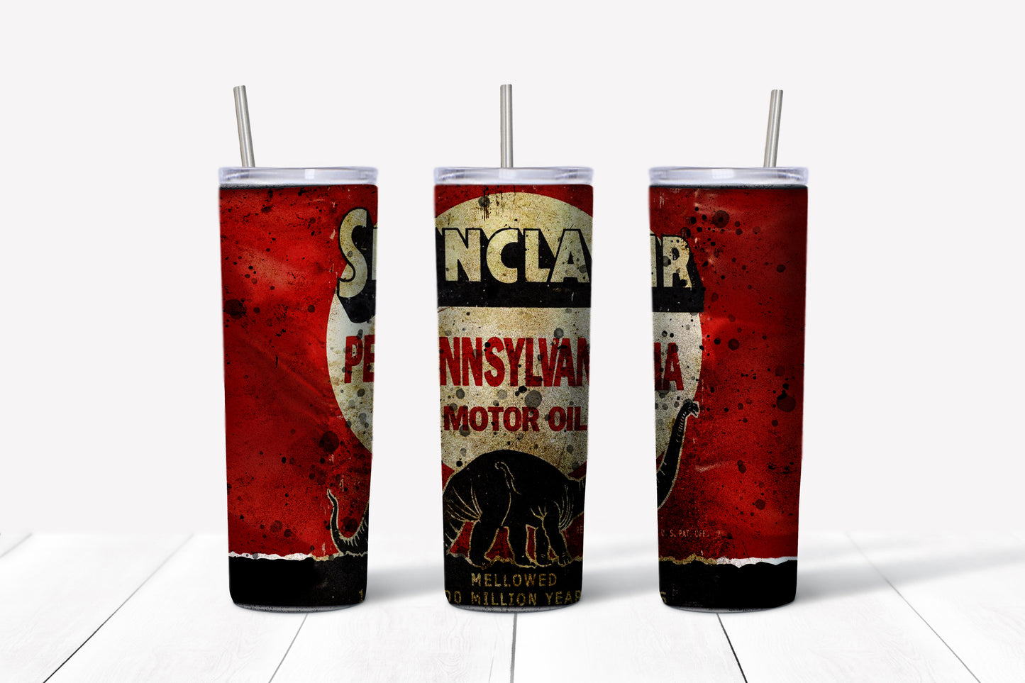 Sinclair Motor Oil Tumbler