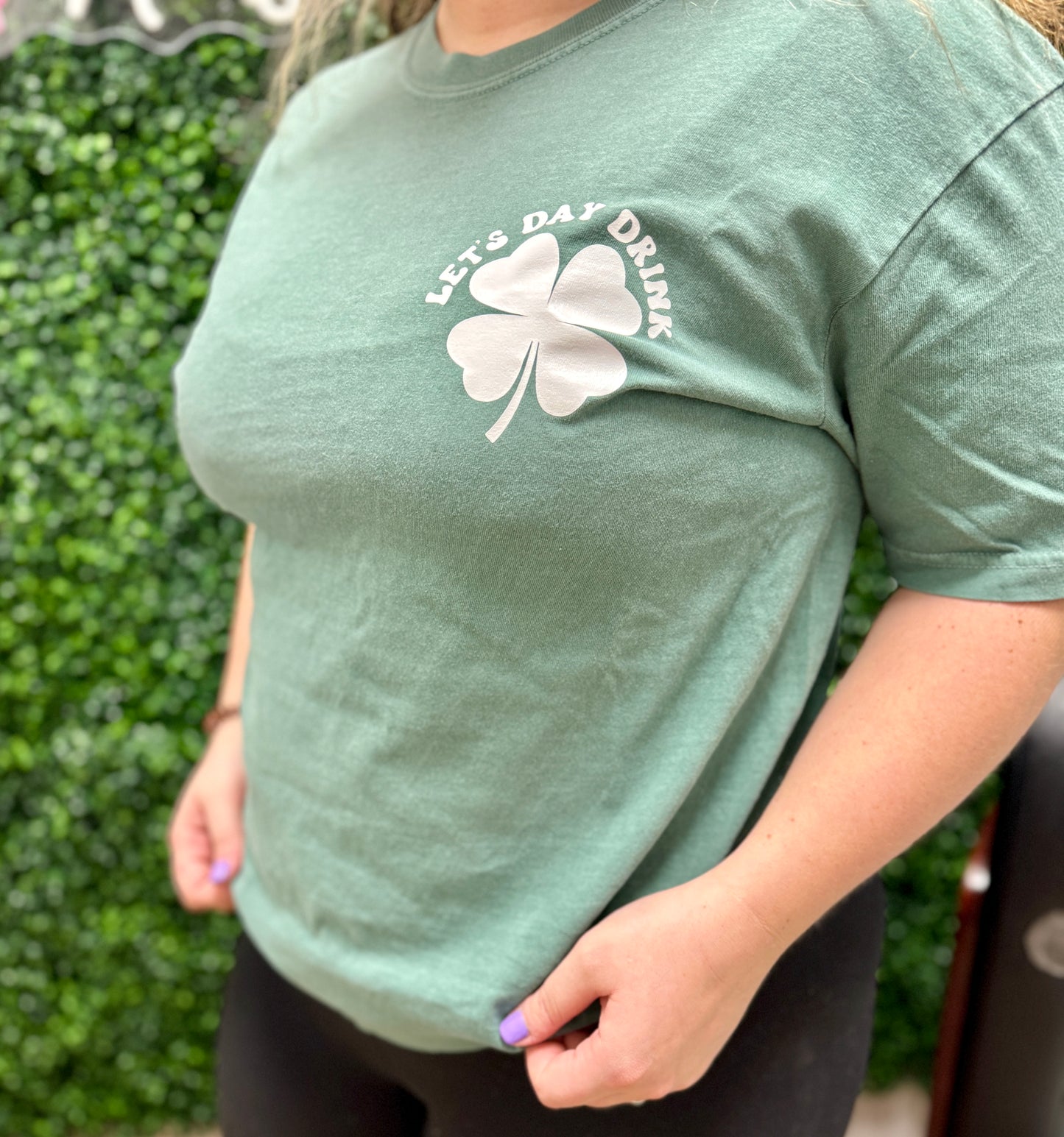 Let’s Day Drink tee  🍀