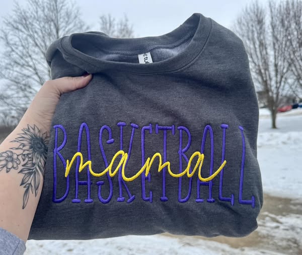 Basketball MAMA crew; can change name and colors