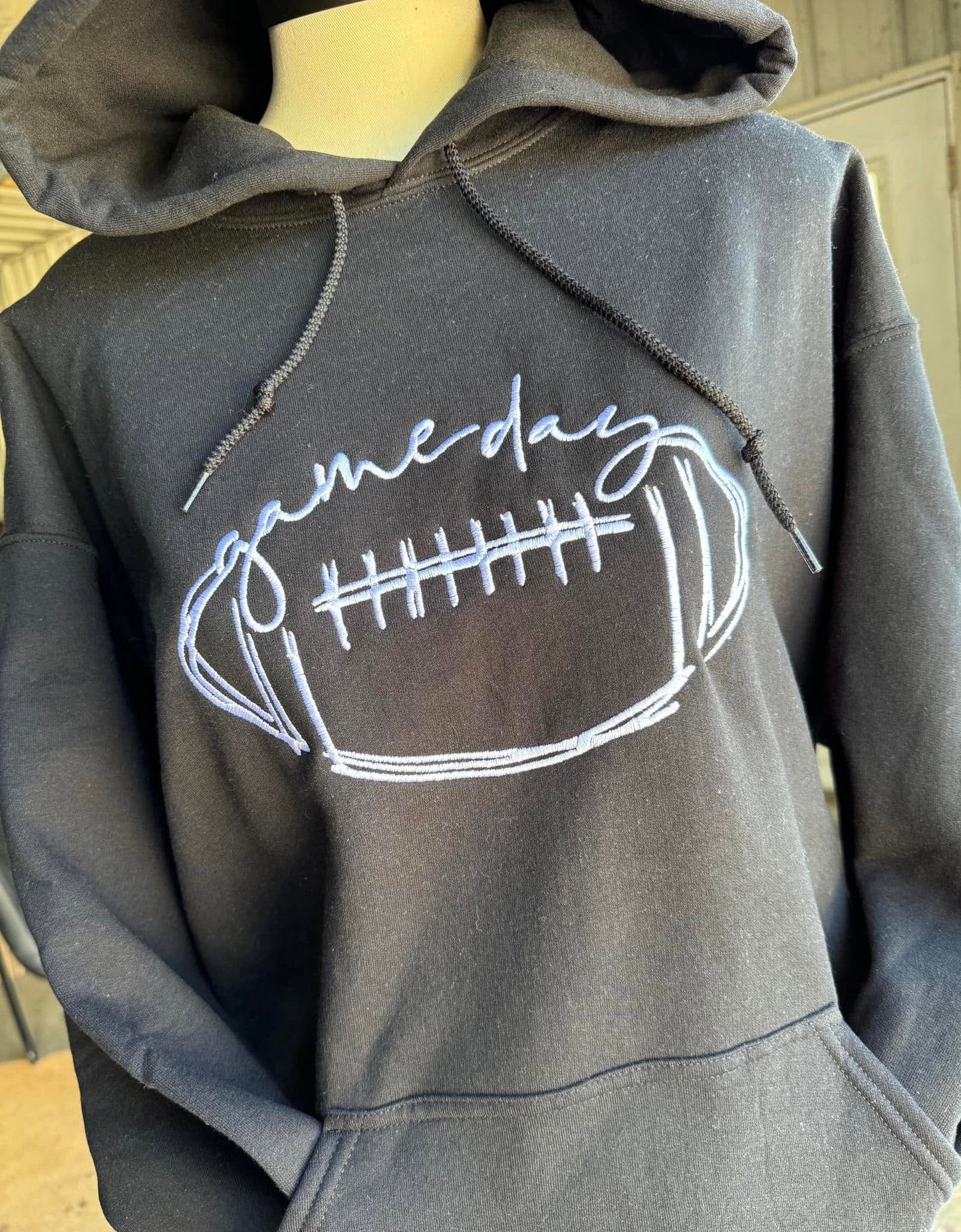 Game Day embroidered hoodie