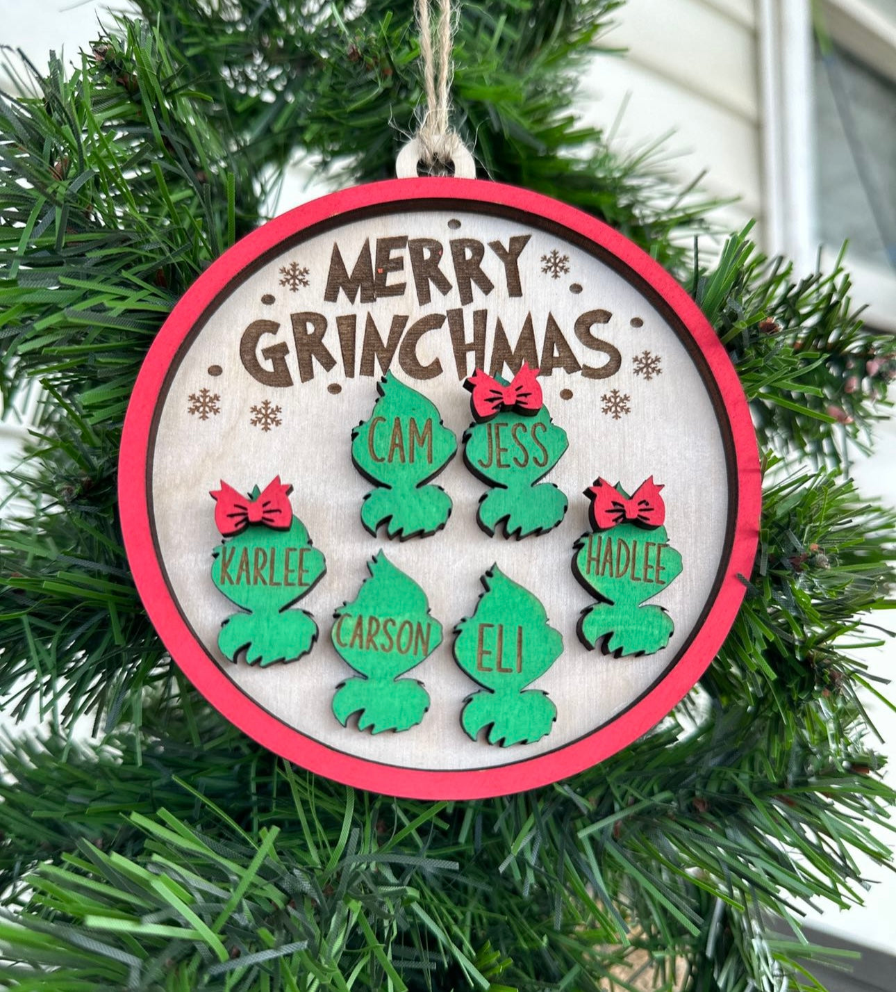 Merry Grinchmas ornament