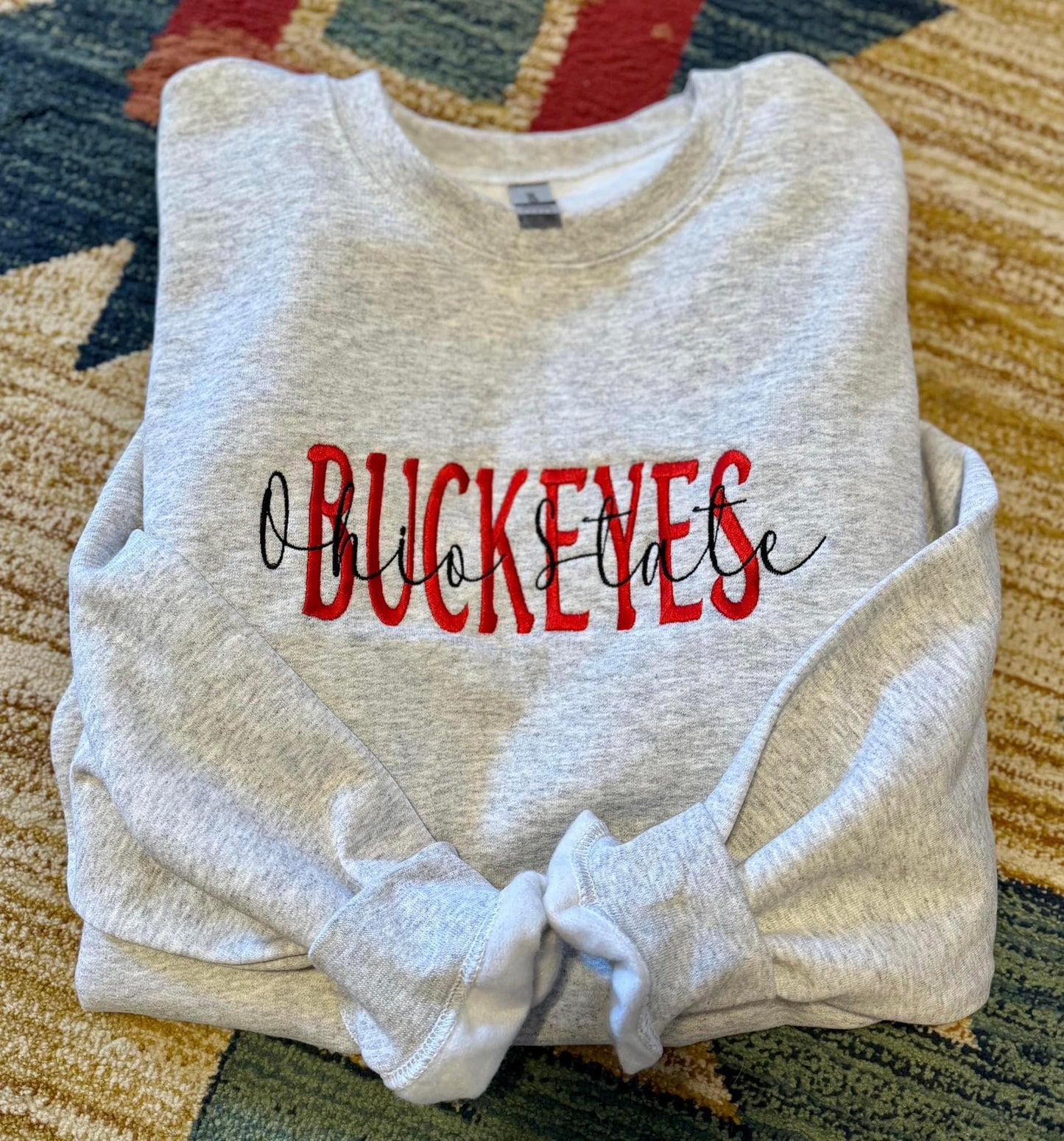 Buckeyes embroidered crew