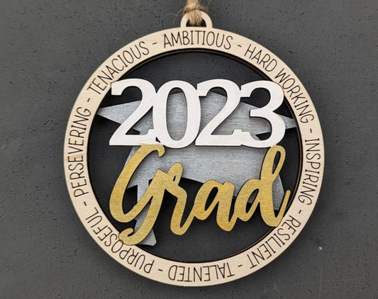 2023 grad car charm