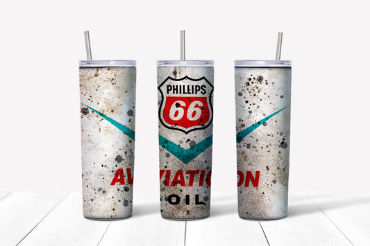 Phillips 66 aviation oil Tumbler