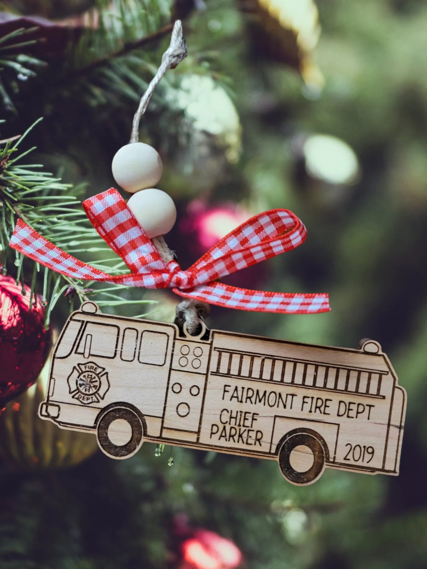 Firetruck ornament