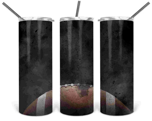 Football tumbler-Team logo can be added