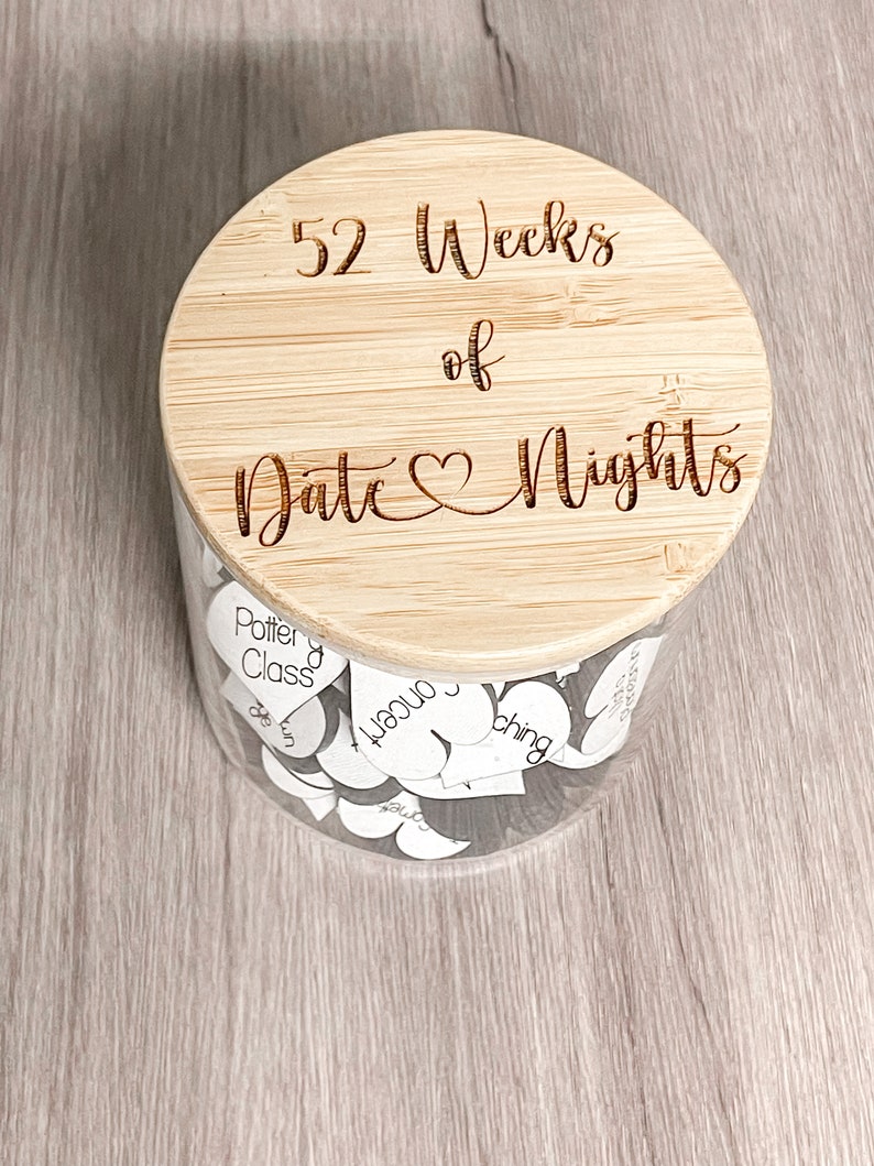 52 week Date Night Jar