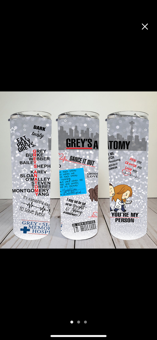 Greys Anatomy Tumbler