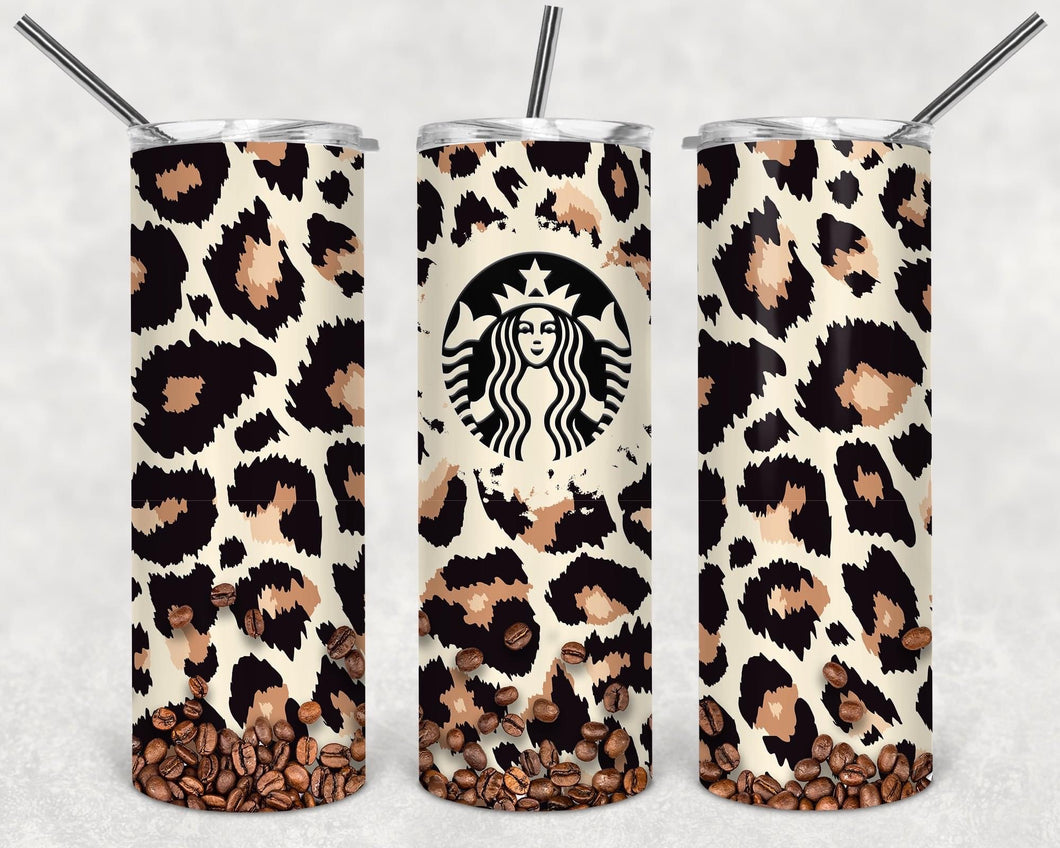 Leopard Starbucks Tumbler