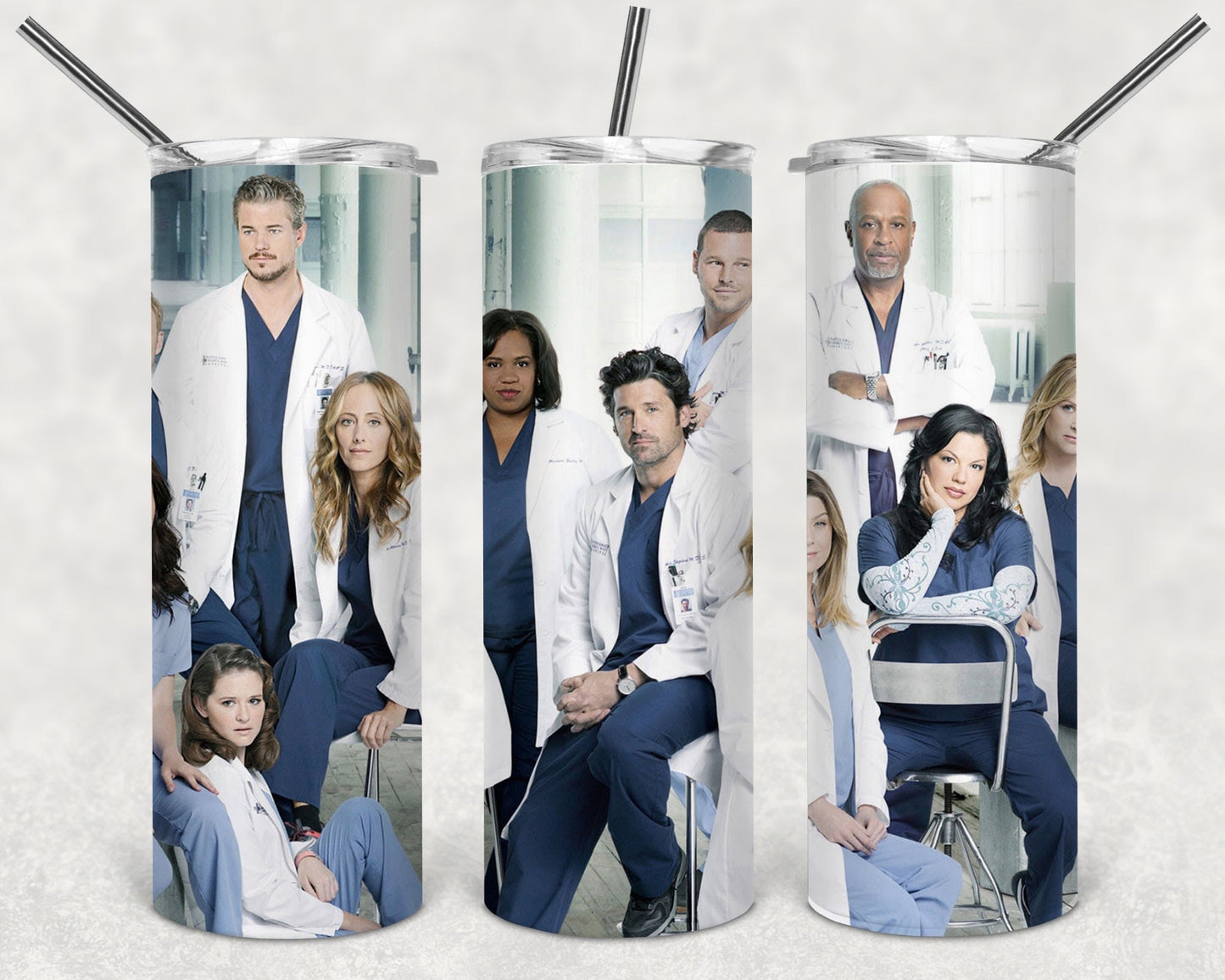 Greys Anatomy Cast Tumbler