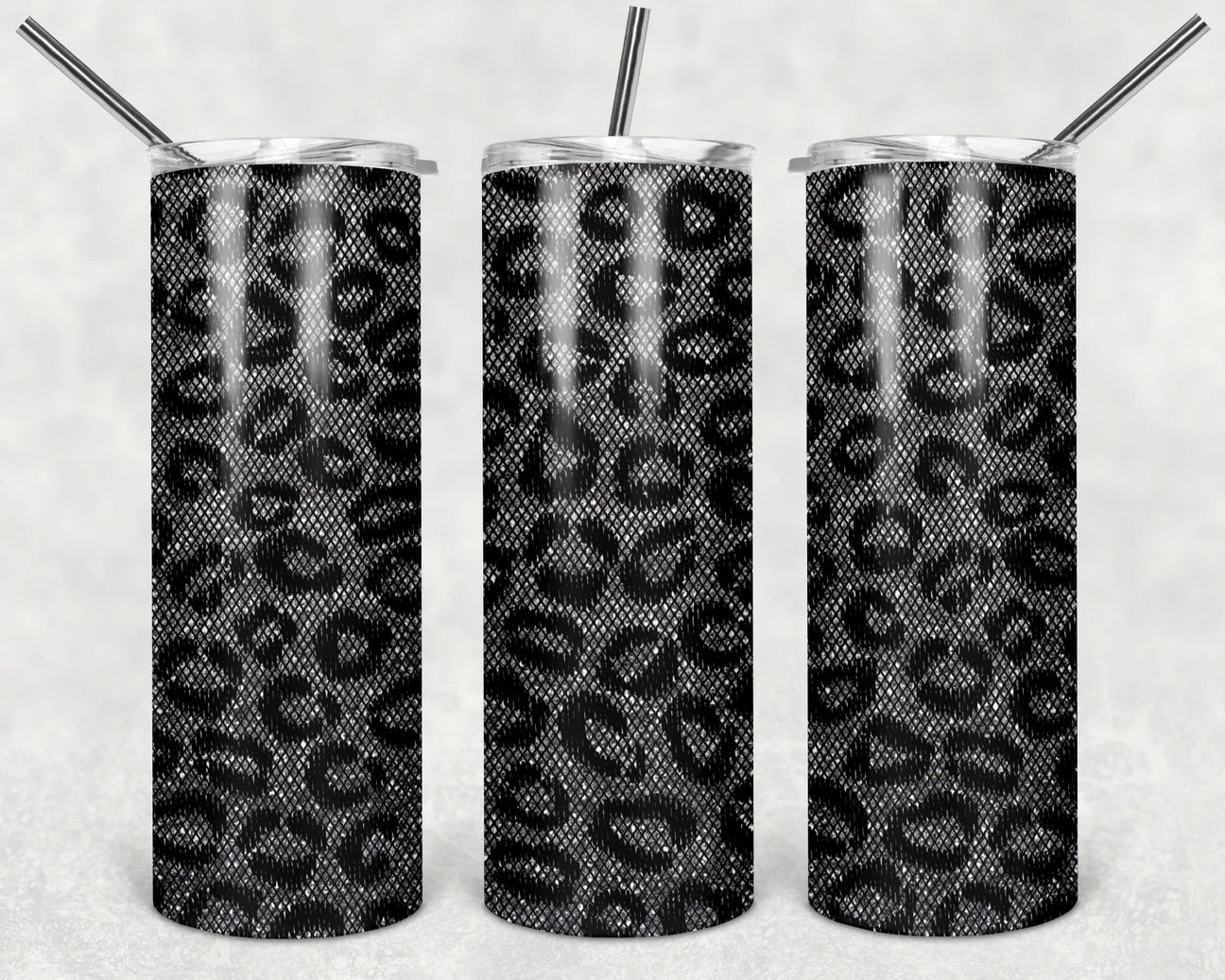 Leopard dark tumbler