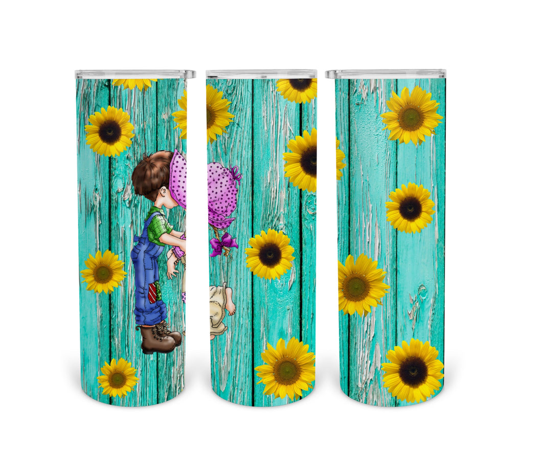 Sunflower country tumbler