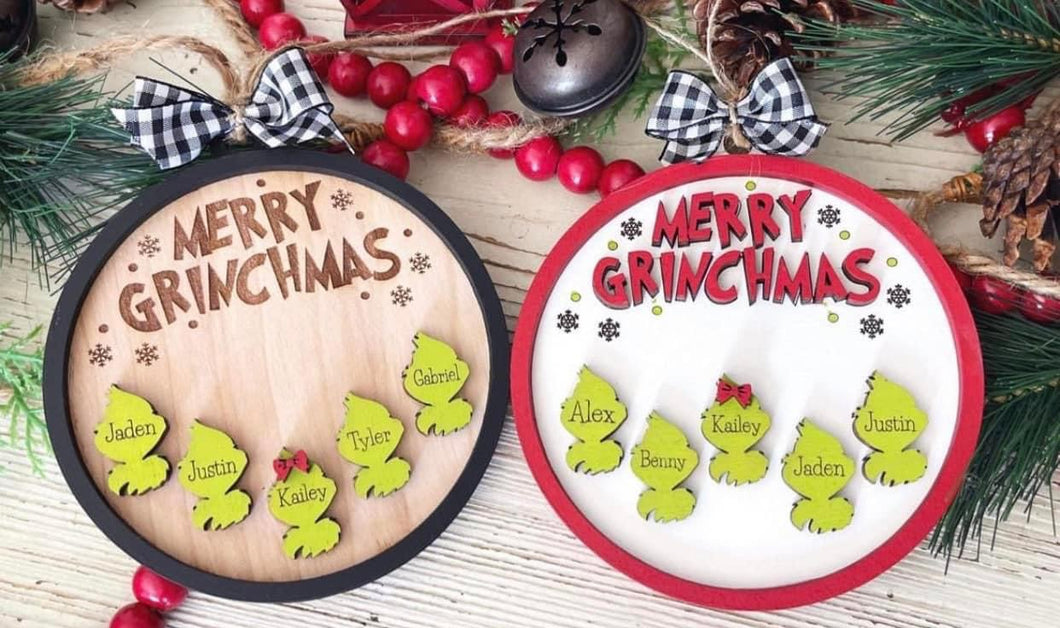 Merry Grinchmas ornament