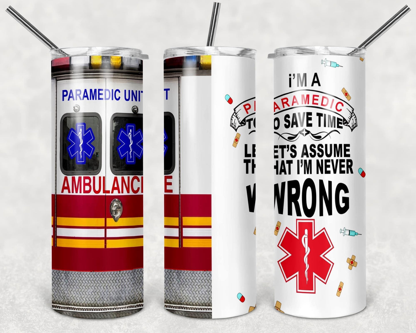 Paramedic tumbler