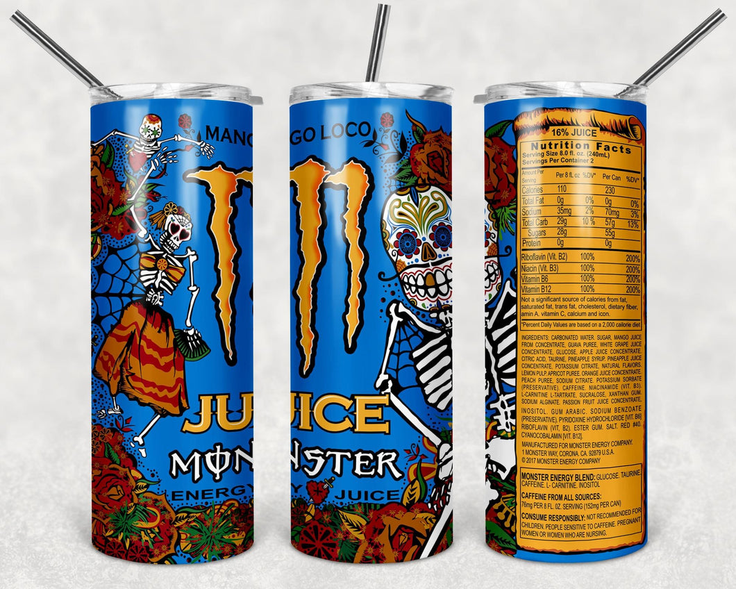 Monster juice tumbler