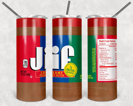 Jif peanut butter tumbler