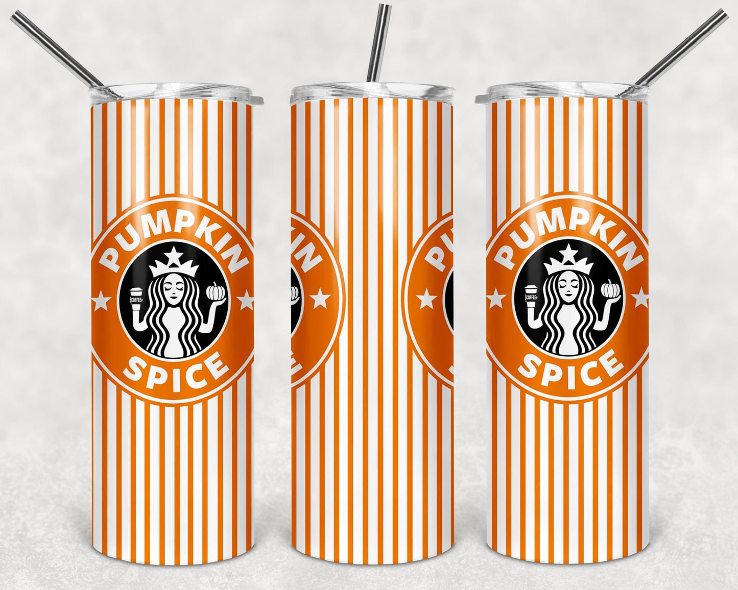 Pumpkin spice tumbler