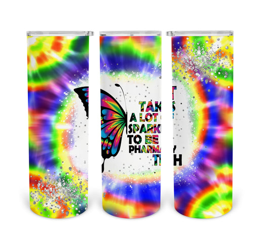 Pharmacy tech colorful tumbler