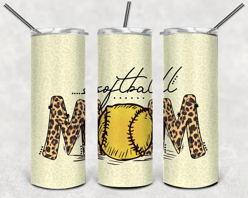 Softball mom Tumbler