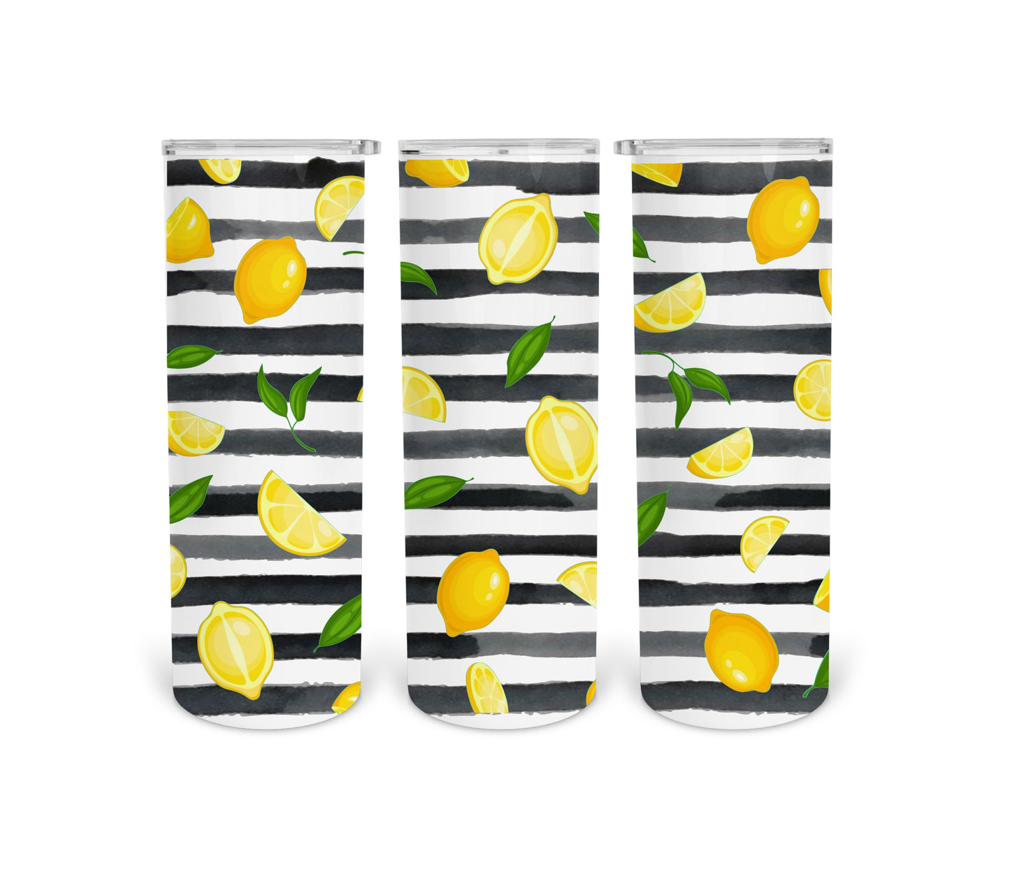 Lemon stripe tumbler