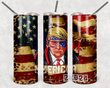 Load image into Gallery viewer, Trump-‘Merica 2024 tumbler
