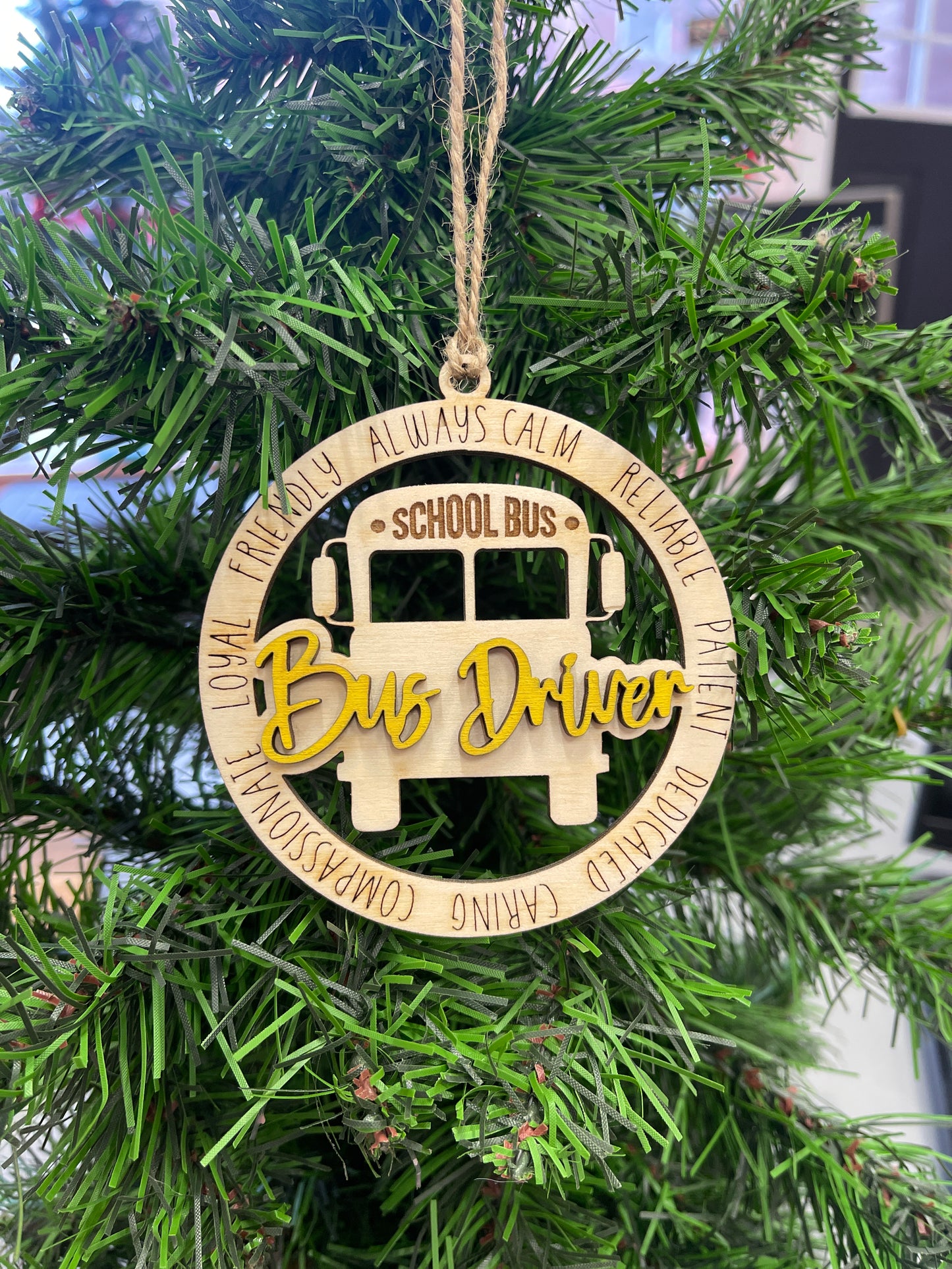 Bus driver ornament