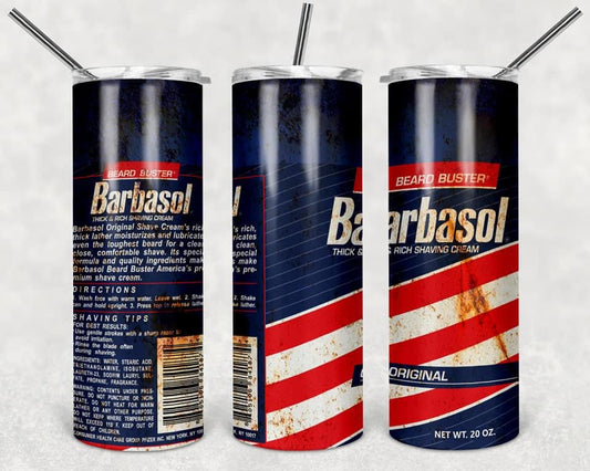 Barbasol tumbler