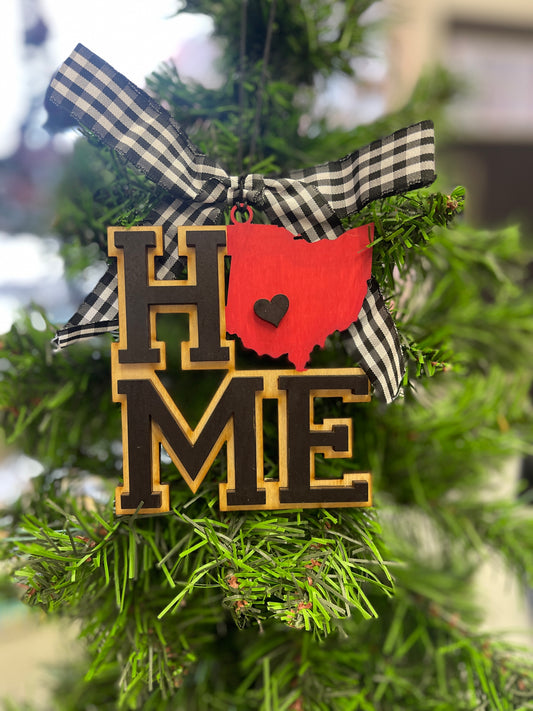 HOME- Ohio ornament