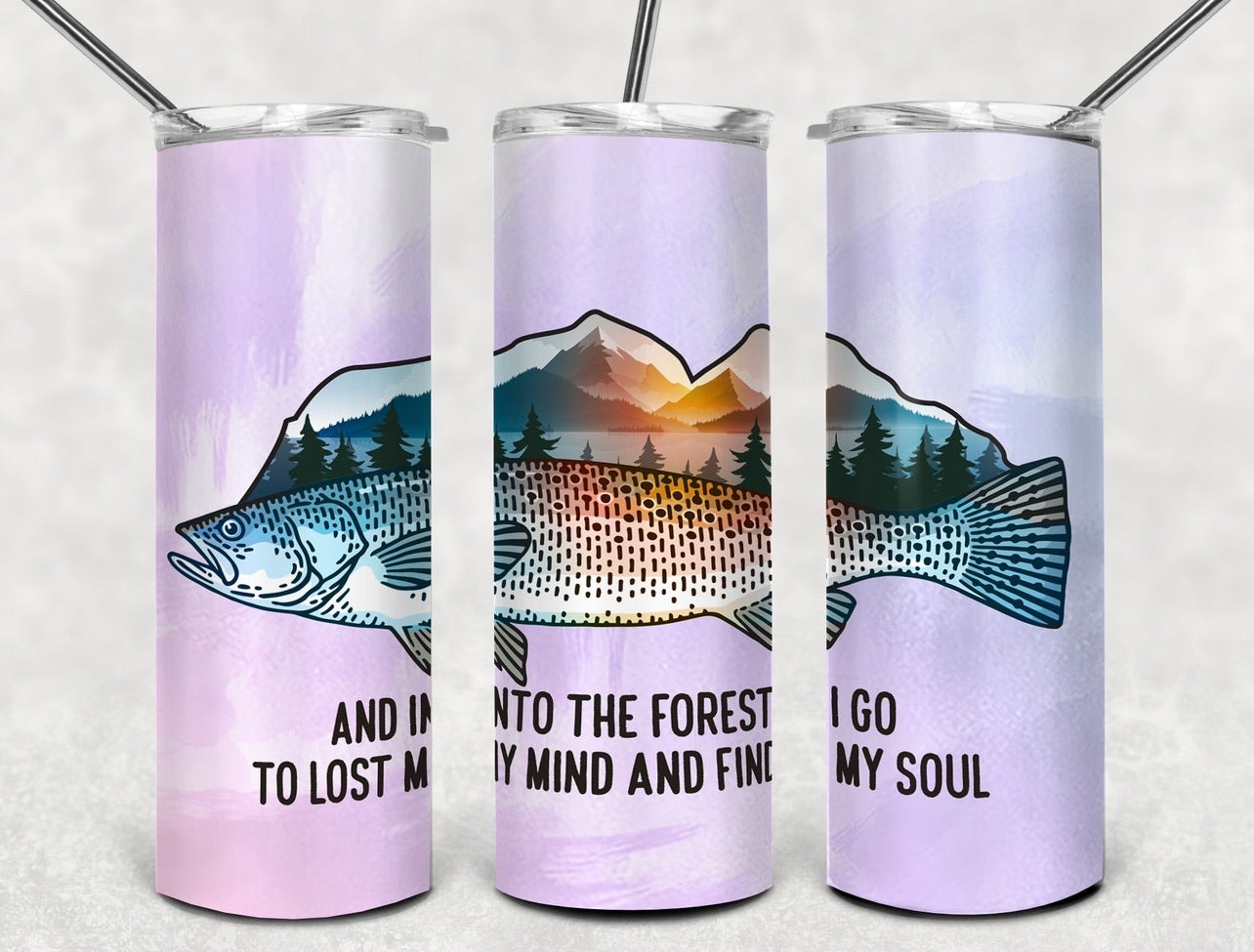 Fishing quote tumbler