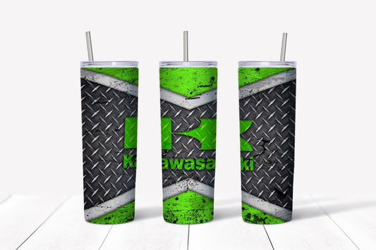 Kawasaki diamond plate tumbler