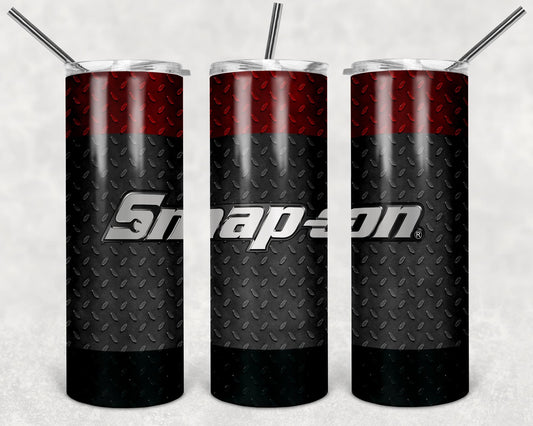 Snap on tumbler