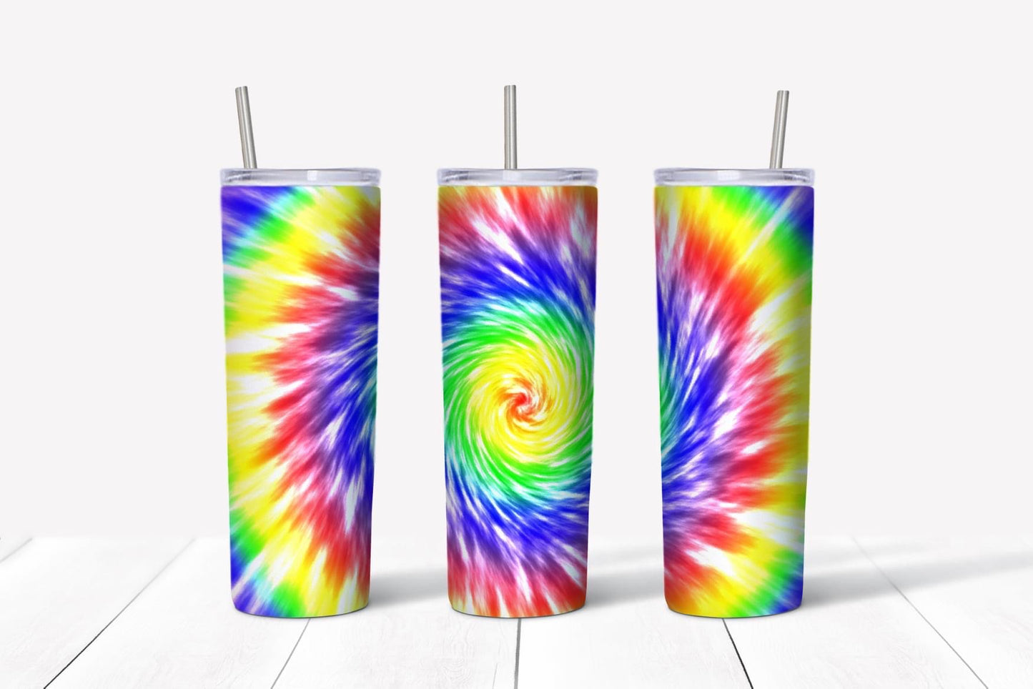 Tie dye tumbler