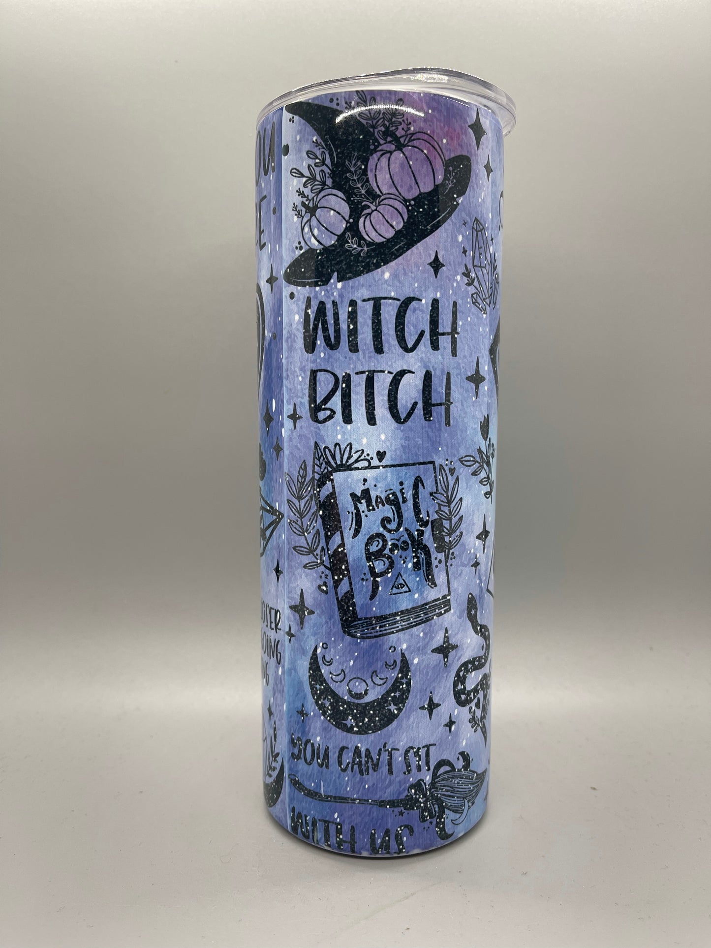 Spell book witch tumbler