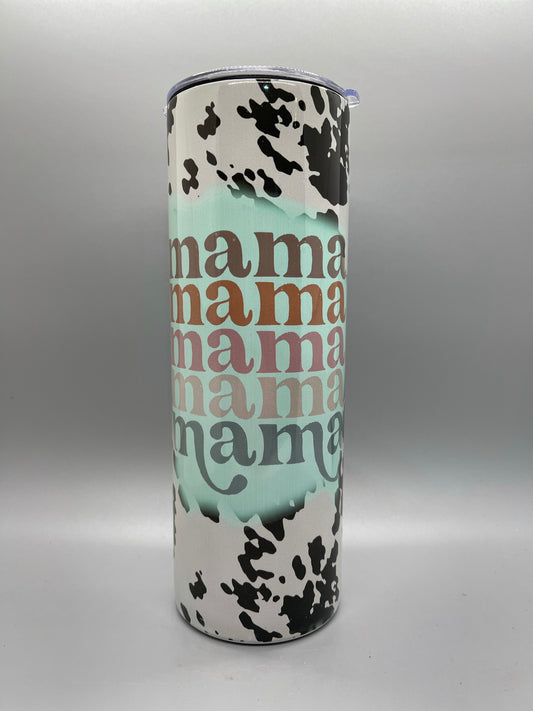 Mama cowhide  tumbler