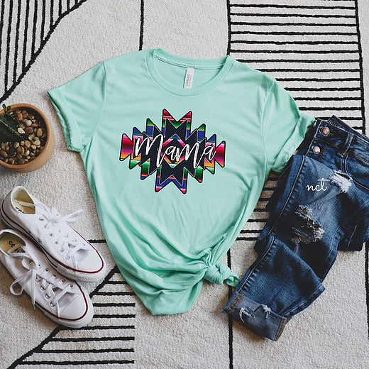 Serape Mama tee