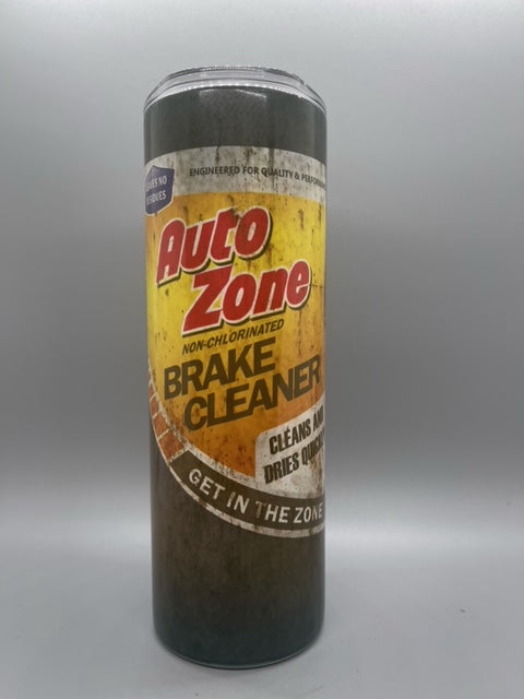 Auto Zone brake cleaner tumbler