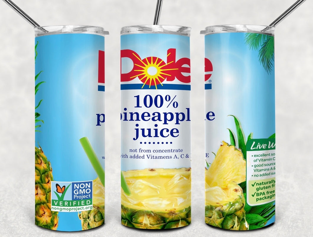 Dole pineapple juice tumbler
