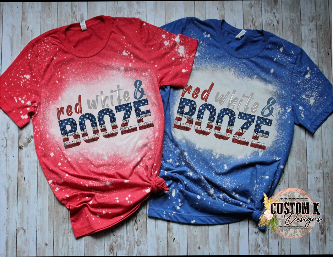 Red White & Booze tee