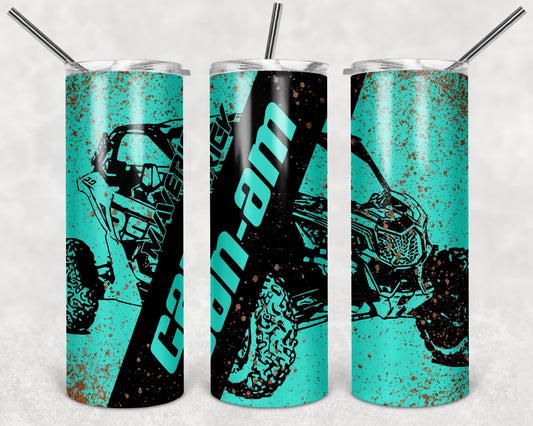 Teal can-am tumbler