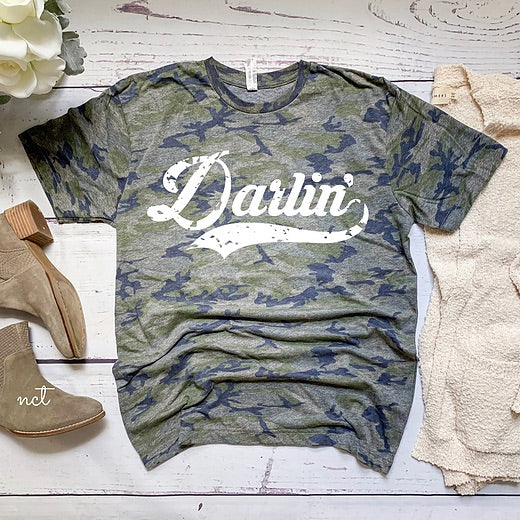 Camo Darlin tee