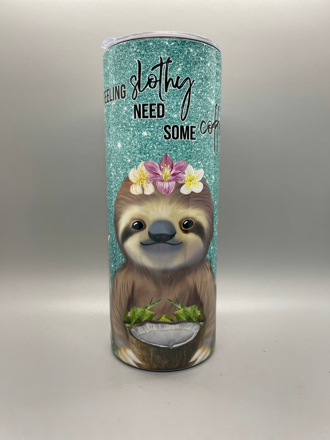 Feeling slothy need some coffee tumbler