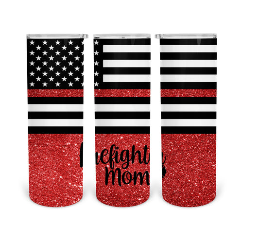 Firefighter mom tumbler