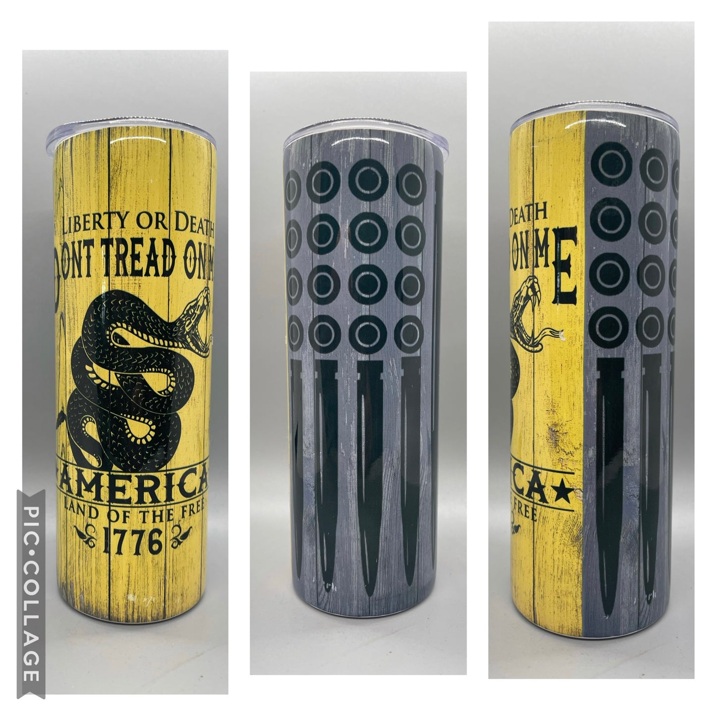 Don’t tread on me tumbler