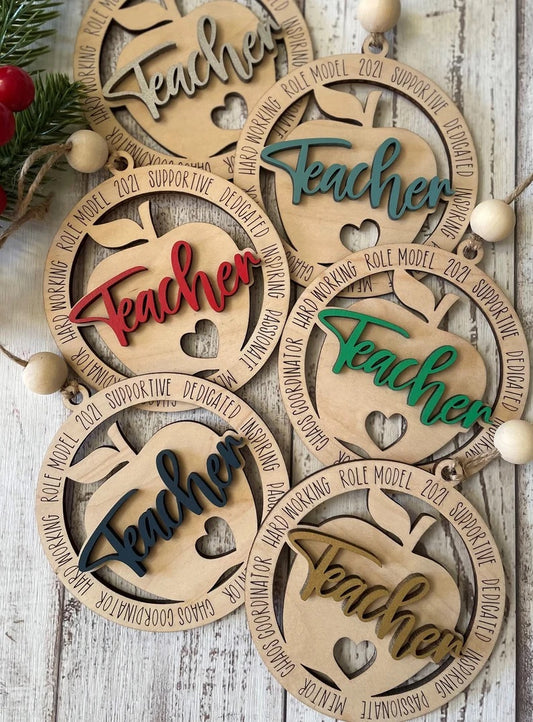 Teacher ornament