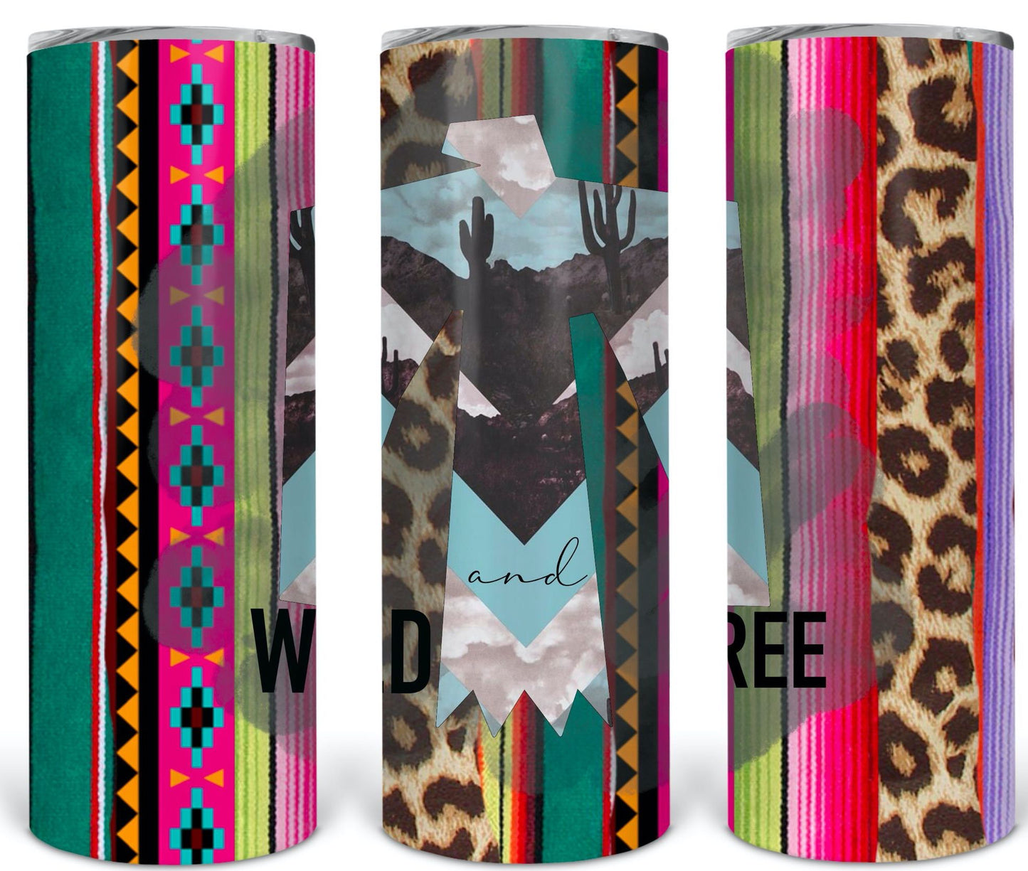 Wild and free tumbler