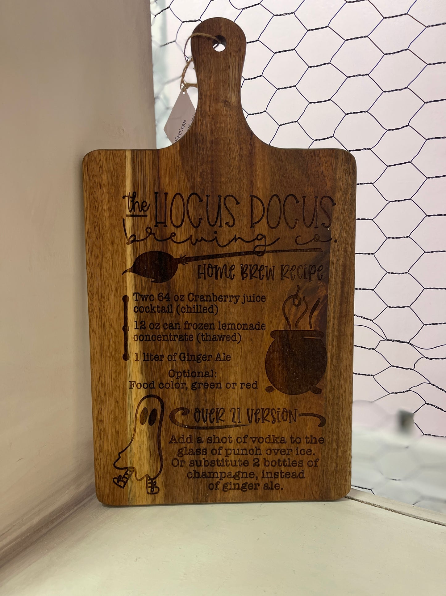 Hocus Pocus Recipe Board