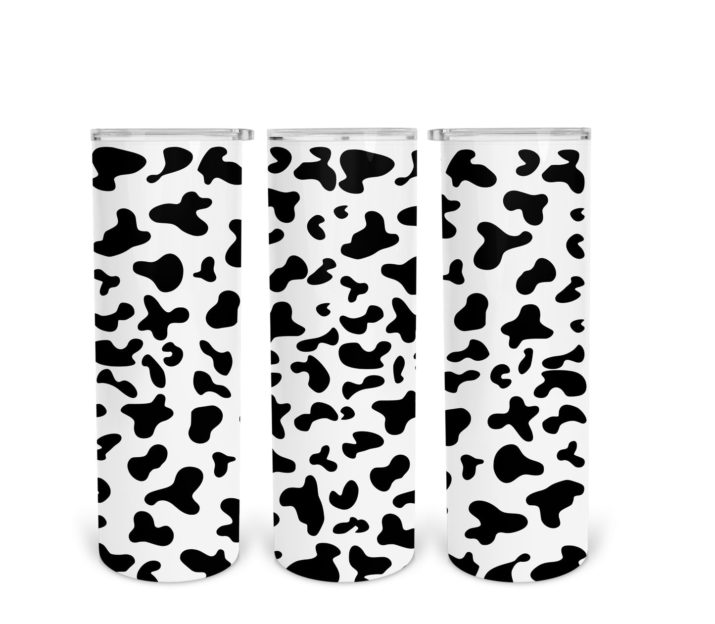 Cow print tumbler