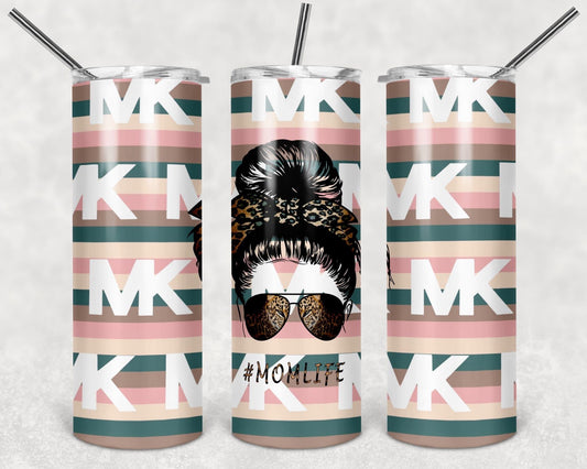 MK mom life tumbler