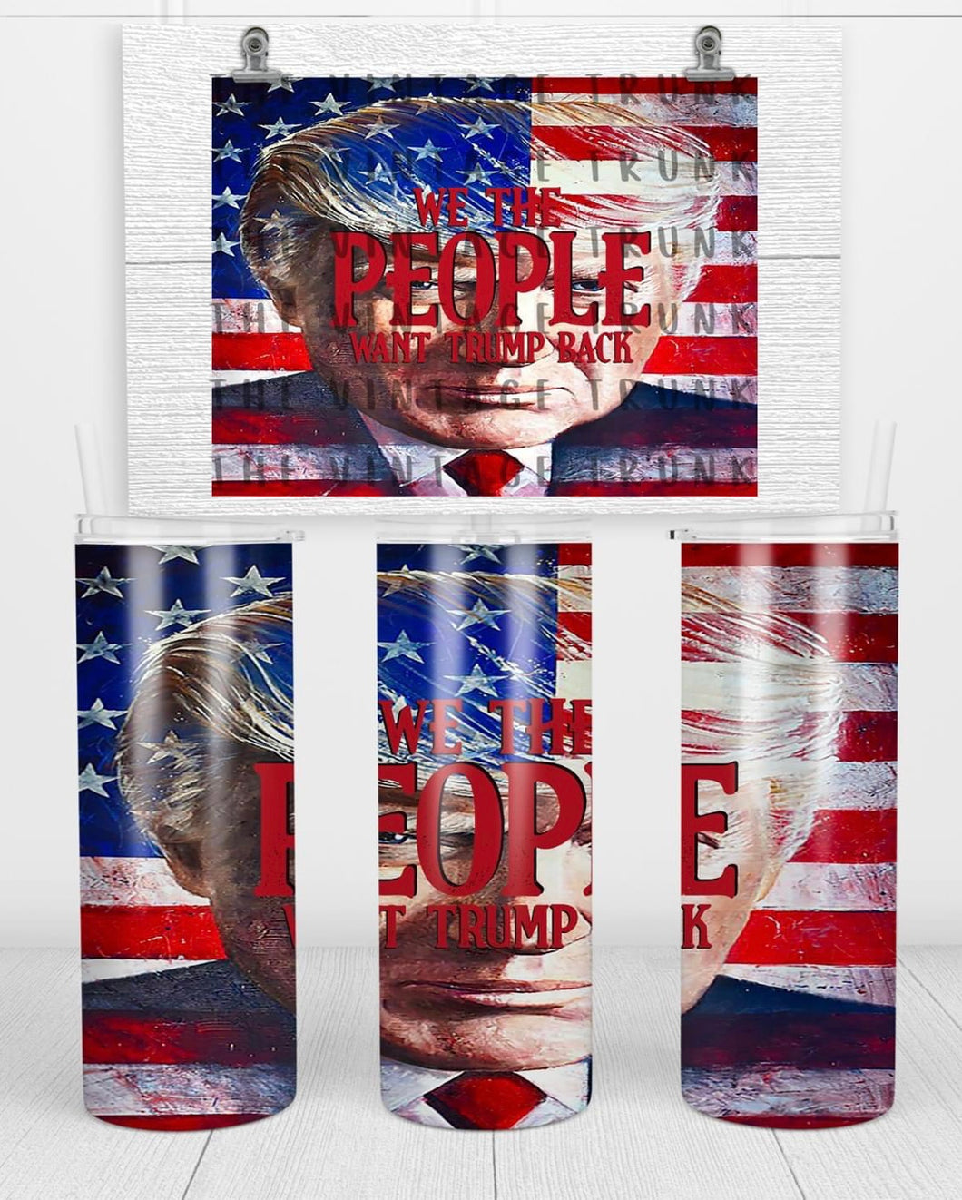 We the people want TRUMP back tumbler